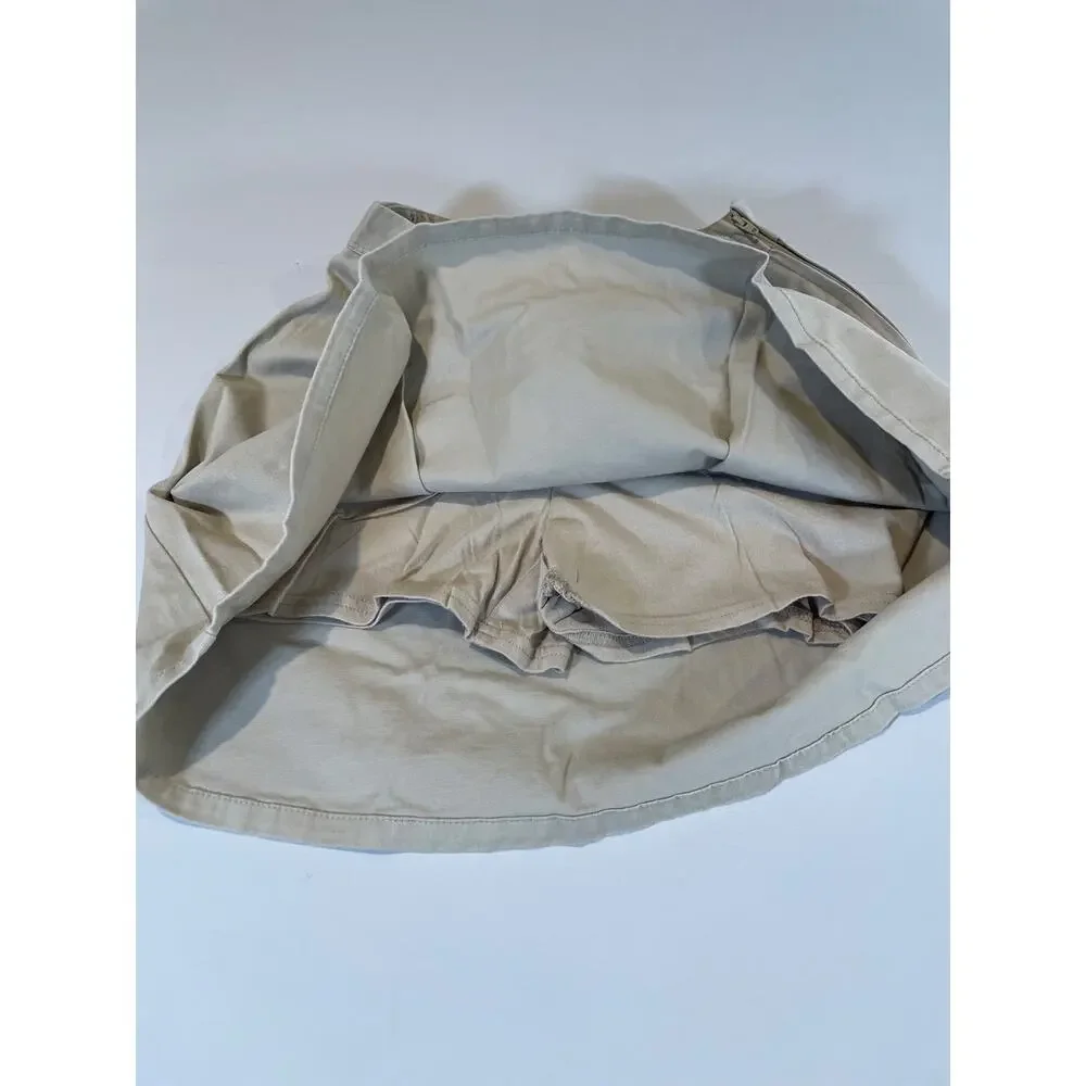 The Children’s Place Size 14 Khaki Pleated Skort – NWT – Button Detail